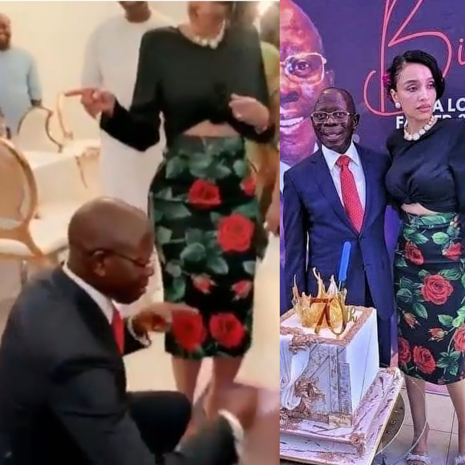 VIDEO: Adams Oshiomhole Shows Dance Steps At 70th Birthday Party