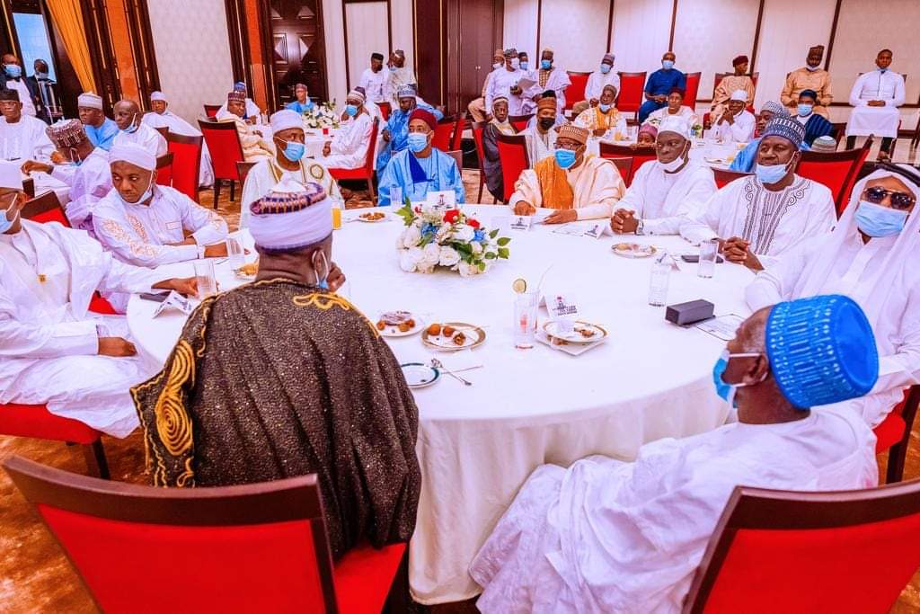 Buhari Receives Sallah Homage First Time Since COVID-19 Outbreak