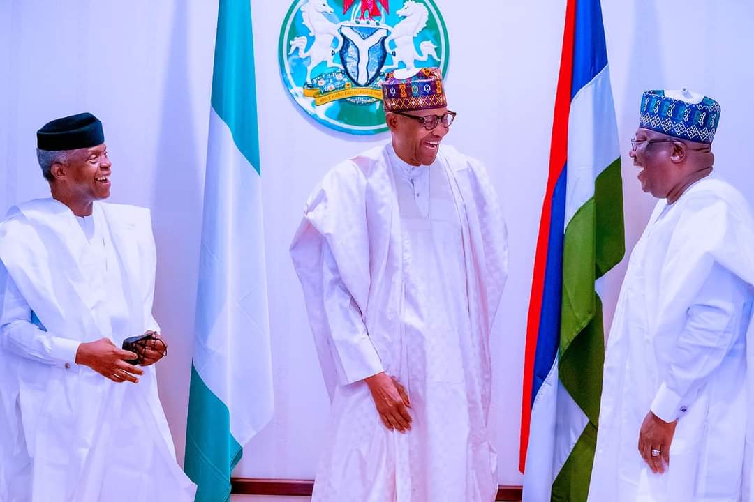 Buhari Receives Sallah Homage First Time Since COVID-19 Outbreak