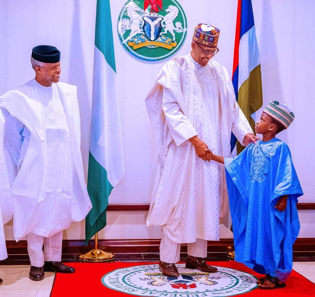 Buhari Receives Sallah Homage First Time Since COVID-19 Outbreak
