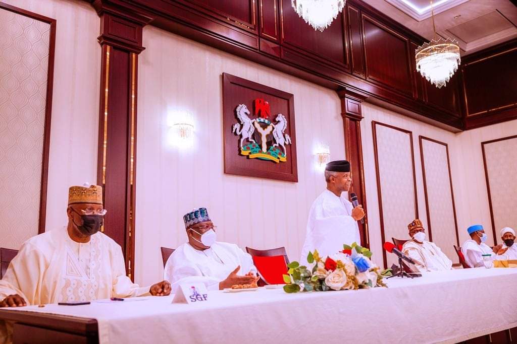 Buhari Receives Sallah Homage First Time Since COVID-19 Outbreak