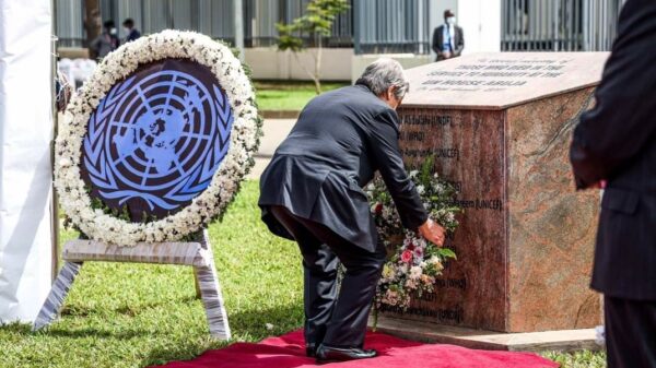 PHOTOS: Guterres Lays Wreath For UN Staff Killed In 2011 Abuja Blast