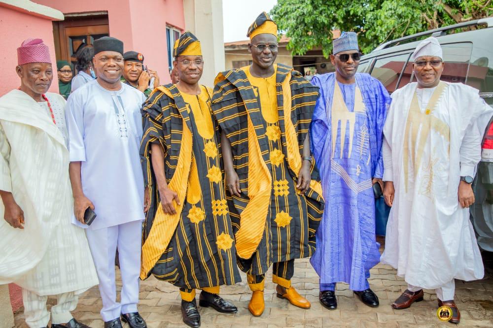 Generals Buratai And Adeosun Conferred With Additional Chieftancy Titles In Saki Kingdom