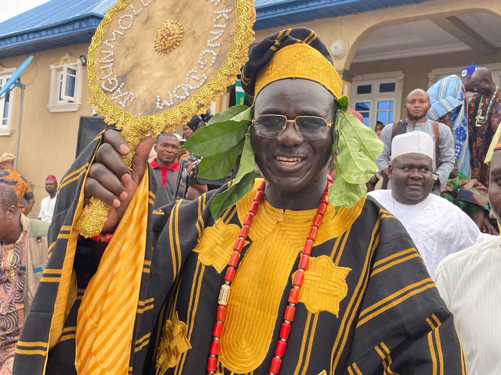 Generals Buratai And Adeosun Conferred With Additional Chieftancy Titles In Saki Kingdom