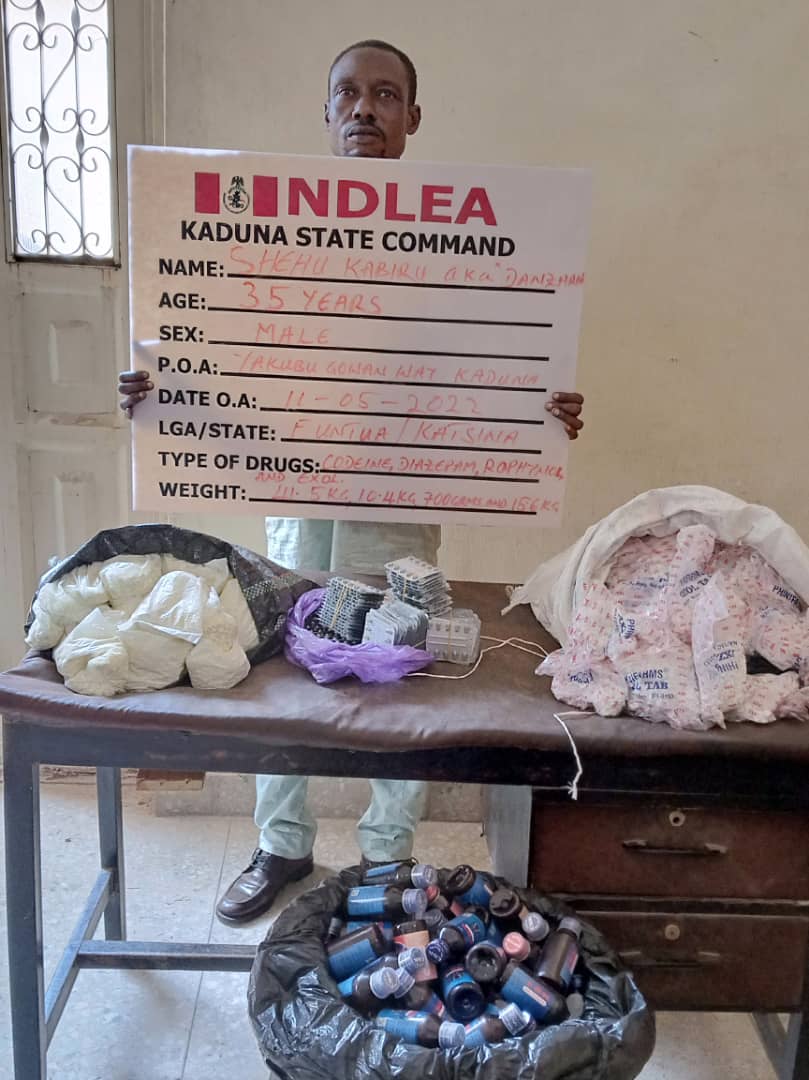 NDLEA Seizes 203879 Tramadol Tabs In 4 States' Raids