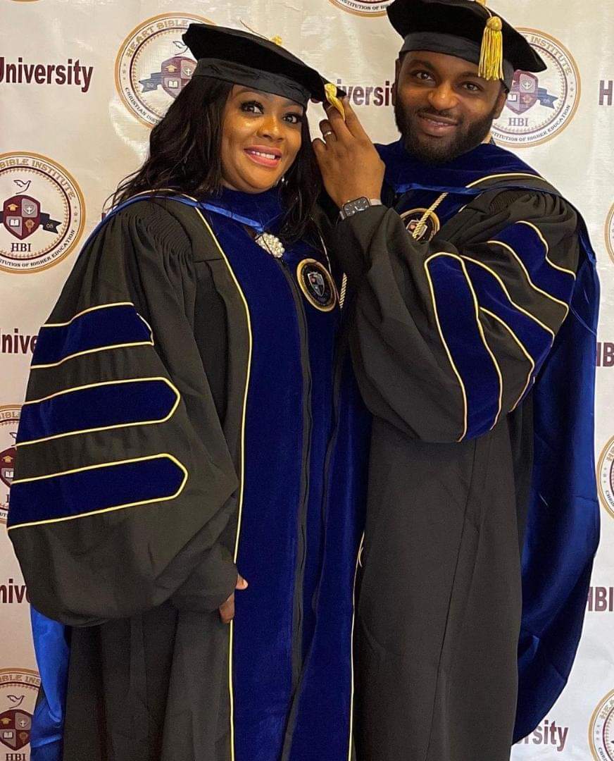 PHOTOS: Helen Paul Promoted To HOD As Husband Bags Doctorate Degree In US Varsity