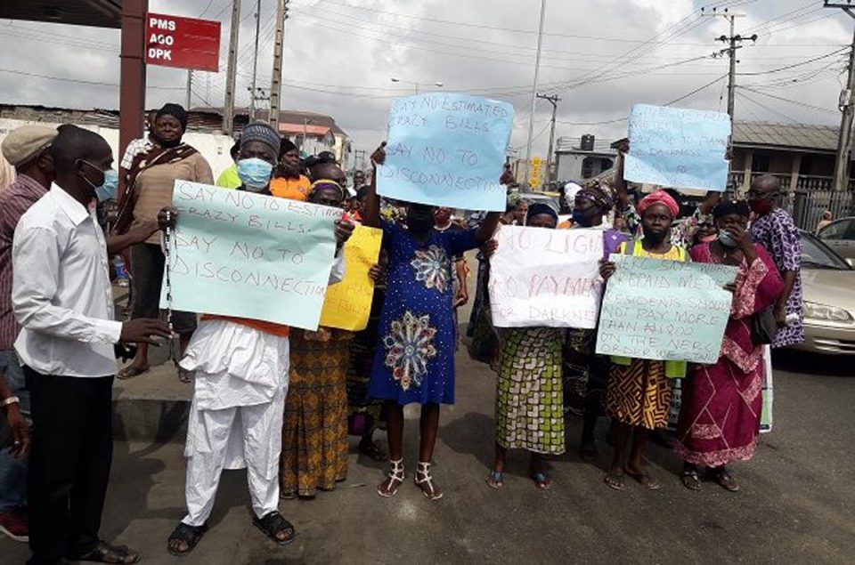 Ebute-Metta Residents Protest High Estimated Billing