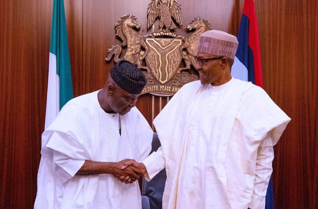 PHOTOS: Buhari Receives Ekiti Governor-elect Banjo Oyebanji
