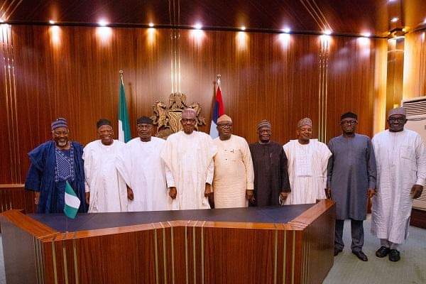 PHOTOS: Buhari Receives Ekiti Governor-elect Banjo Oyebanji