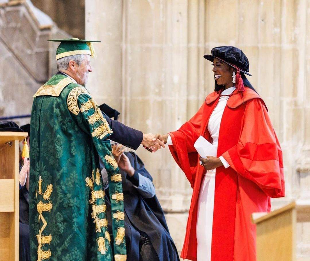 PHOTOS: Tiwa Savage Receives Honorary Doctorate Degree