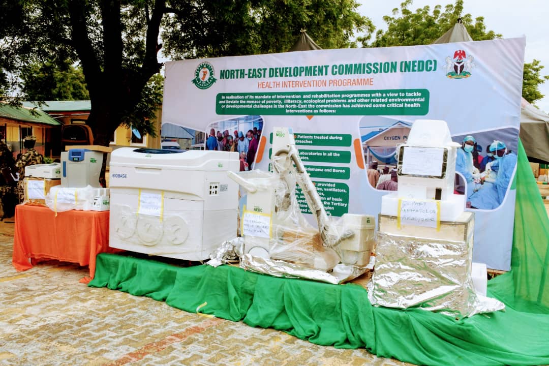 NEDC Presents Medical Equipment To Army Hospital And Other Health Institutions In Borno 