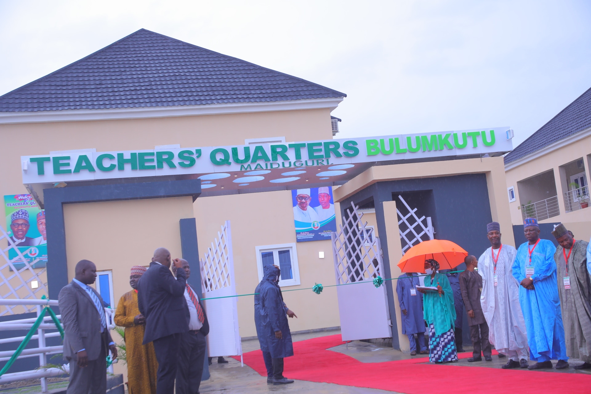 Buhari Inaugurates 500 Housing Estate And Teachers Quarters In Borno
