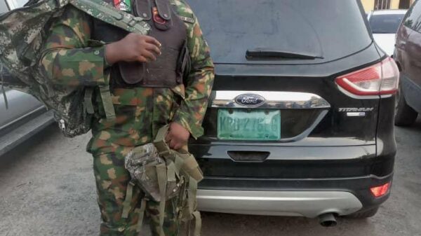 Police Arrest Fake Army Captain For Armed Robbery