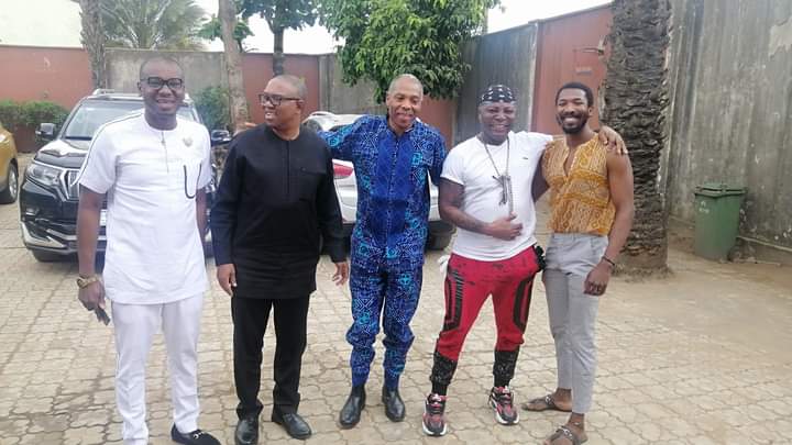 PHOTOS: Peter Obi Visits Femi Kuti After He Refused To Be ‘Obidient’