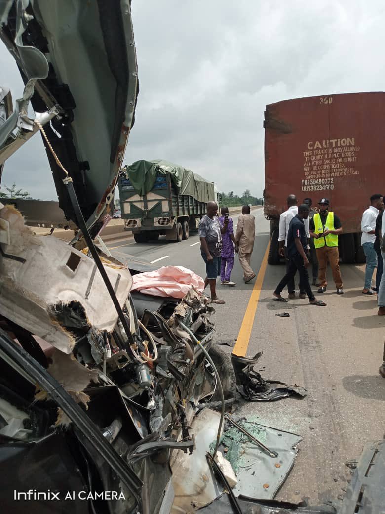 Dunsin Oyekan Involved In Auto Crash (Photos)