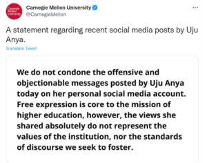 University Condemns Professor Uju Anya’s Tweet On Queen Elizabeth II