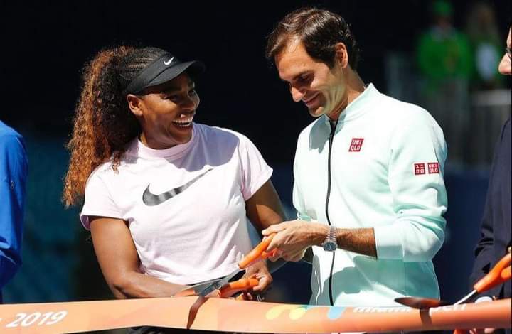 PHOTOS: Serena Williams Welcomes Roger Federer To 'Retirement Club'