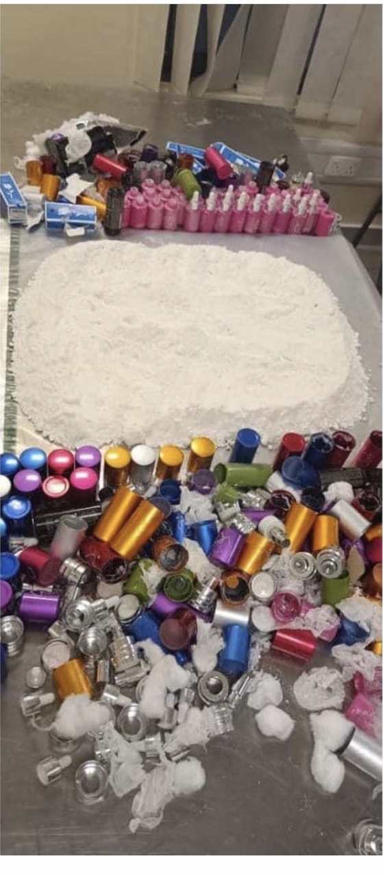 VIDEO: NDLEA Impounds Drugs Concealed In Perfume Containers