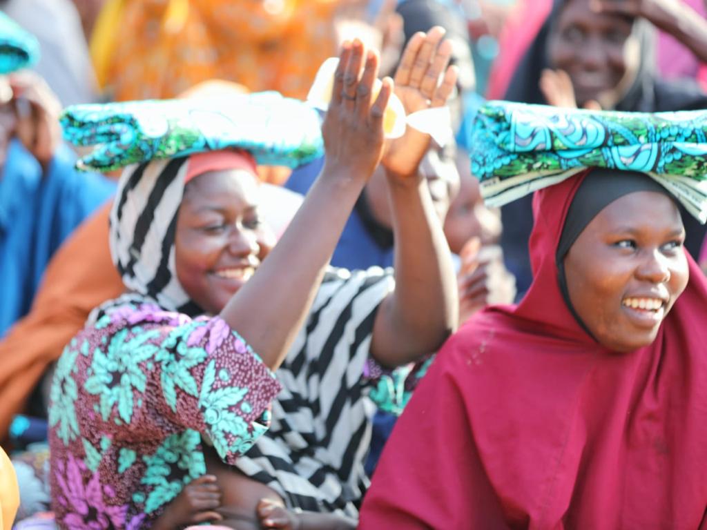 Bama Stands Still As Zulum Shares Cash And Trucks of Food Stuff To Residents