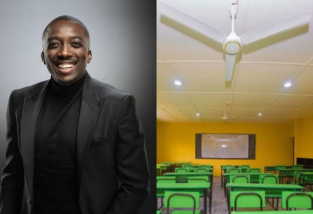 PHOTOS: Comedian Bovi Renovates Primary School