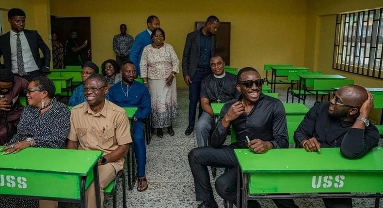 PHOTOS: Comedian Bovi Renovates Primary School