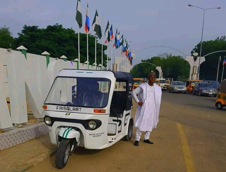 PHOTOS: Man Builds Tricycle From Scratch In Kano