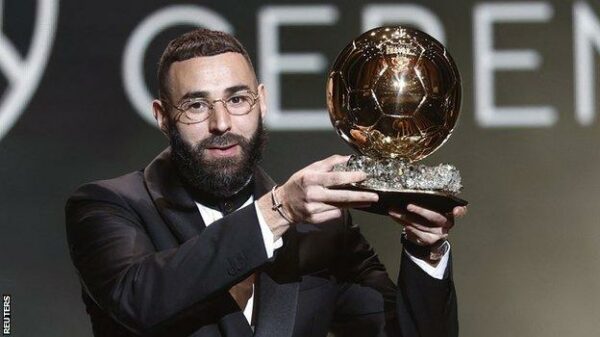 Karim Benzema Wins Ballon d'Or For The First Time