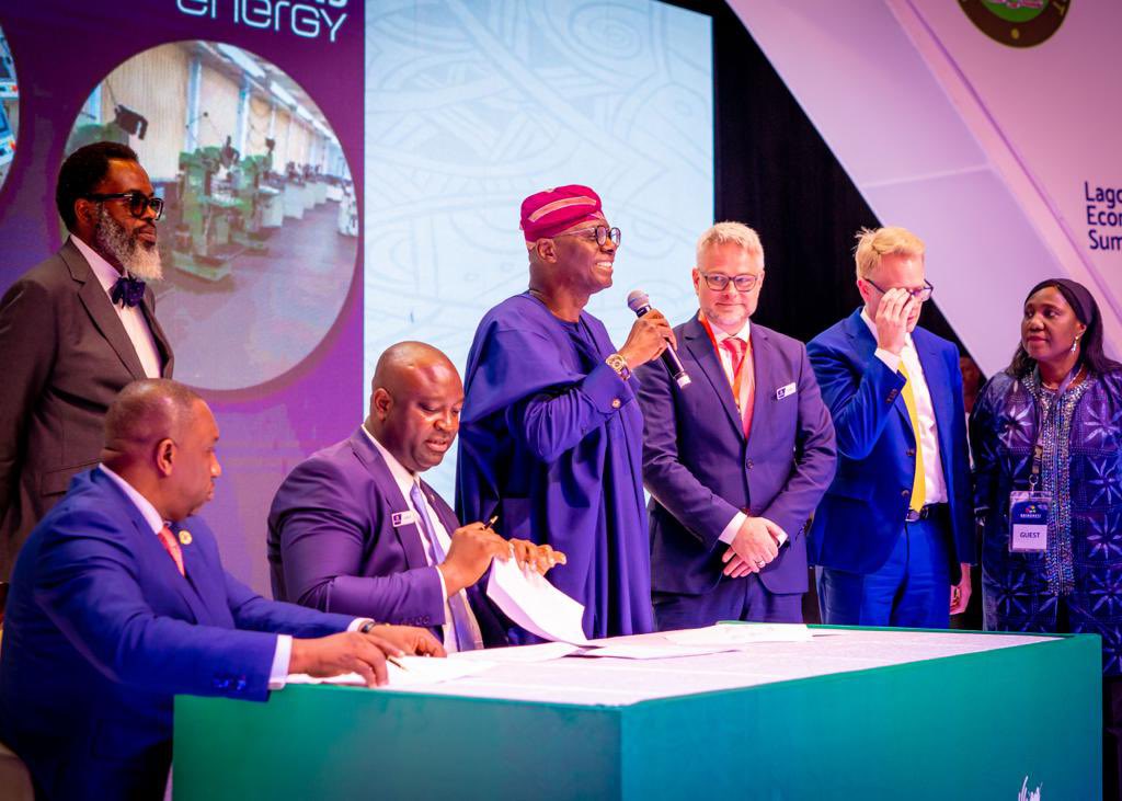 JUST IN: Sanwo-Olu Signs MoU With Siemens Energy To Train 16000 Youths