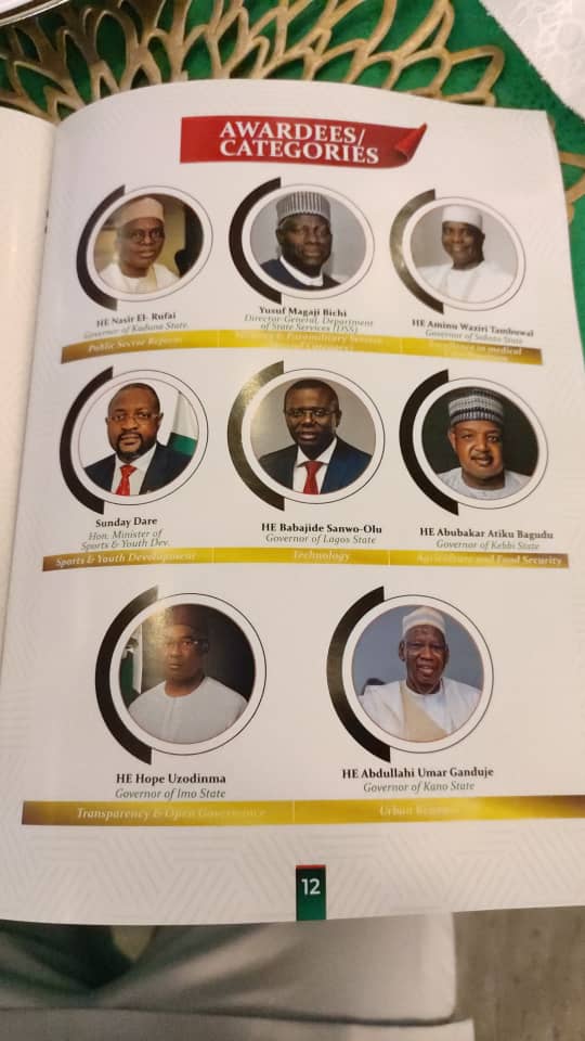 PHOTOS: Buhari Confers Public Service Awards On Jonathan And 42 Others