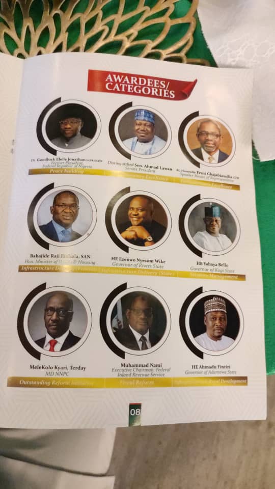 PHOTOS: Buhari Confers Public Service Awards On Jonathan And 42 Others