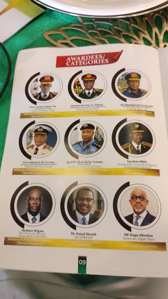 PHOTOS: Buhari Confers Public Service Awards On Jonathan And 42 Others