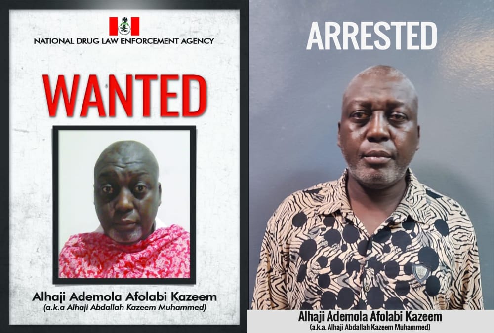 Wanted Adekaz Hotel Owner Ademola Kazeem Arrested By NDLEA