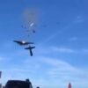 Military Planes Collide During Air Show