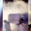 VIDEO: Portable Arrives Concert In Coffin
