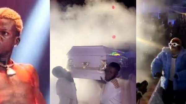 VIDEO: Portable Arrives Concert In Coffin