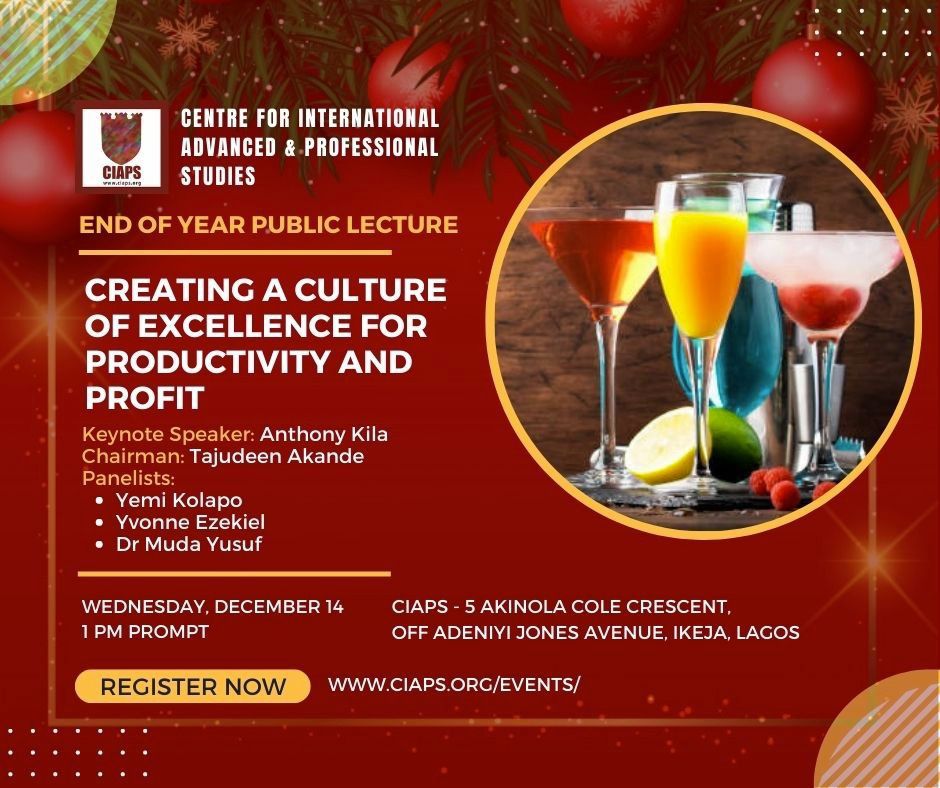 CIAPS To Host CEOs And HR Managers For End Of The Year Lecture