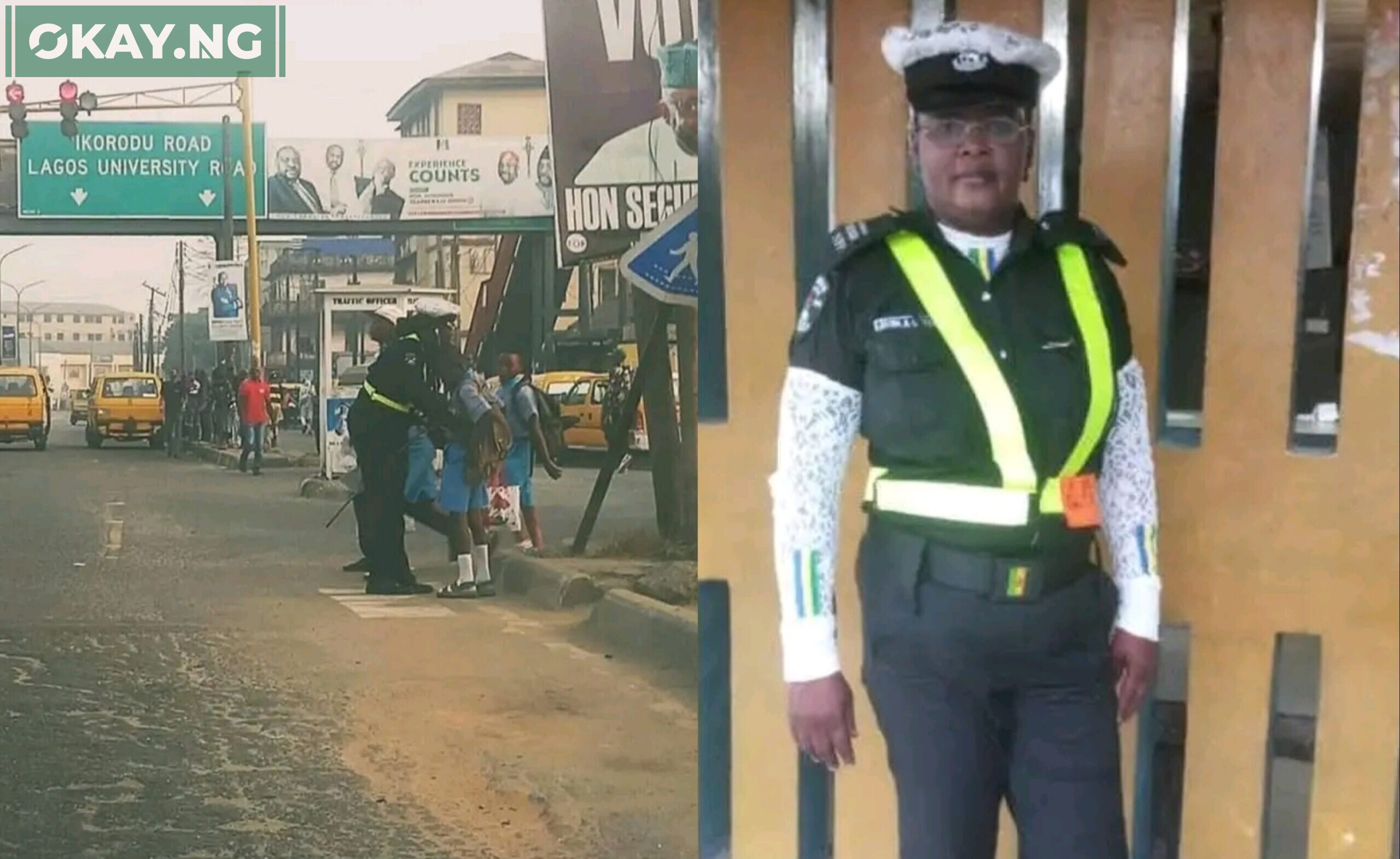 Police Greets Inspector Justina Omogbai Who Dresses Pupils In Lagos