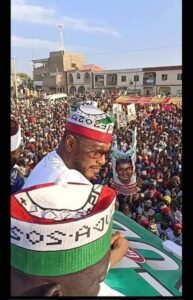 Huge Crowd As Zamfara PDP Governorship Candidate Dauda Lawal Holds Mega Rally