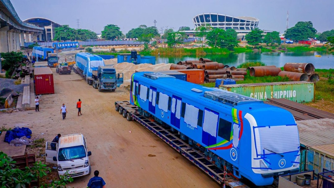 PHOTOS: Lagos Takes Delivery Of Two New Trains