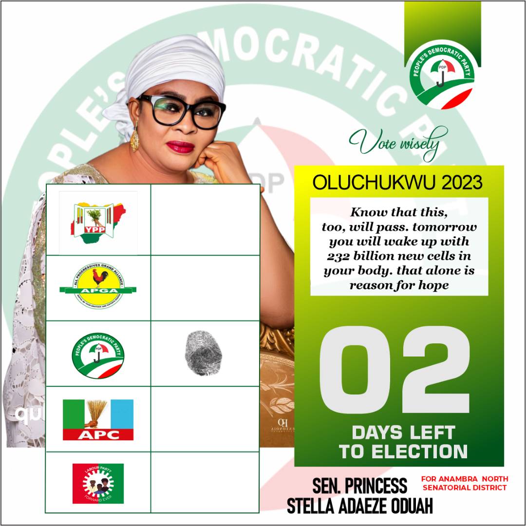 Stella Oduah Announces End To Campaign Activities