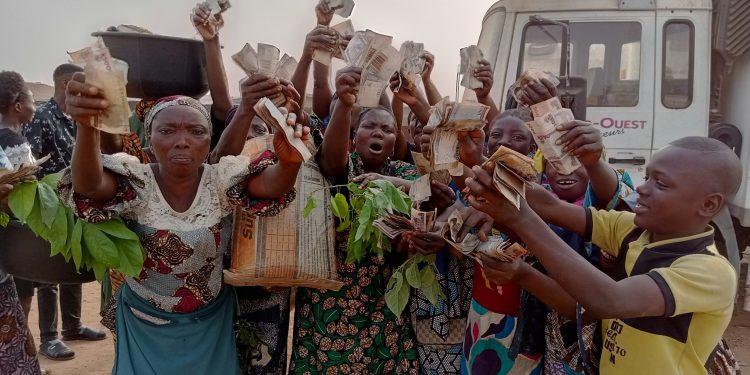 Protests In Ibadan Over Rejection Of Old Naira Notes