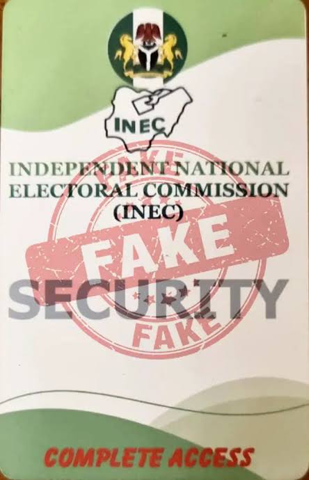 INEC Raises Alarm Over Fake ID Cards For Security Personnel On Election Duty