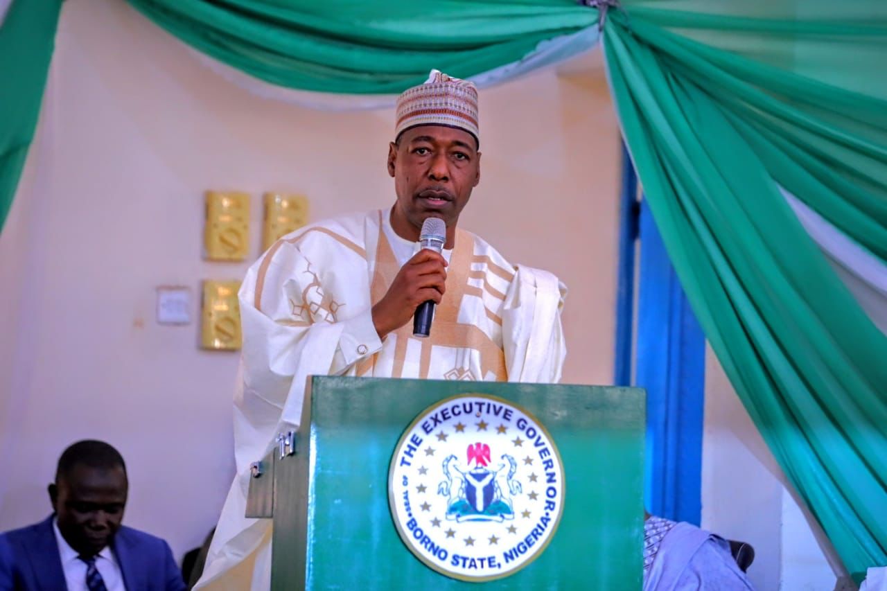 Expect More Development Projects -Gov. Zulum Assures Borno People  By Gbenga Akingbule.  Borno State Governor, Prof. Babagana Zulum, on Thursday, assured the citizens of the State of more people-oriented projects as he prepares to govern the State for a second term.   Gatekeepers News reports that Prof Zulum gave the assurance on Thursday at an occasion in Maiduguri, the State capital, where the Independent National Electoral Commission (INEC) presented his certificate of return to him having won the governorship election on the platform of the All Progressives Congress  (APC) on March 18th. INEC’s National Commissioner in charge of Bauchi, Borno and Yobe States, Major General Madibbo Alkali (rtd)  also presented certificates of return to the 28 members of the state House of Assembly, all of whom are members of the APC.  Zulum stated that he would have no time to waste and promised to hit the ground running immediately.  The governor revealed that his programmes and policies in his second term would remain focused on security, health, education, agriculture and food security, job creation, youth and women empowerment, urban renewal, flood prevention, rehabilitation and resettlement According to governor Zulum, "we will not settle for just good when we can make things better,  and clearly, our aim is to achieve the best. We will not fail in our commitment to you, the people of Borno State and Insha Allah we will keep the promises made ."  “I want to assure the people of Borno State that Insha Allah we will not relent in our efforts to reposition Borno State to greater heights. I will commit to making sure that insha’Allah, we will work 100% for the benefit of the citizens of Borno State.” Zulum said.  Prof Zulum also seized the opportunity to call on his fellow contestants to join him in the task of taking Borno to greater heights.