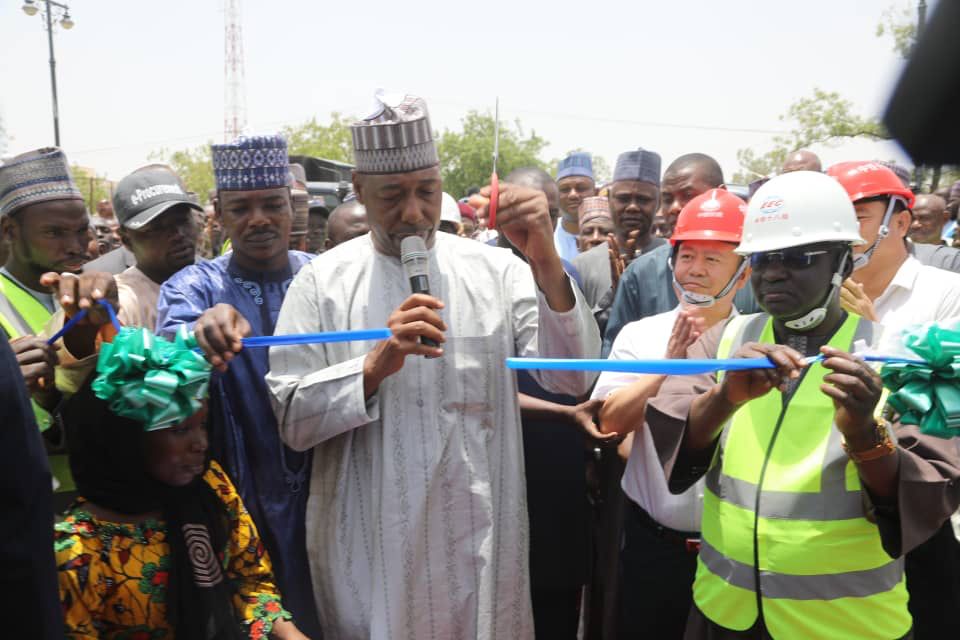 Gov. Zulum Flags Off Borno’s Second Flyover Project Of N5.8 Billion 
