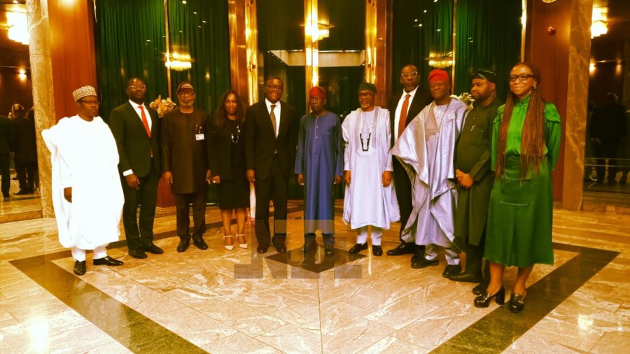 JUST IN: Tinubu Meets Bank of America's Representatives In Aso Rock