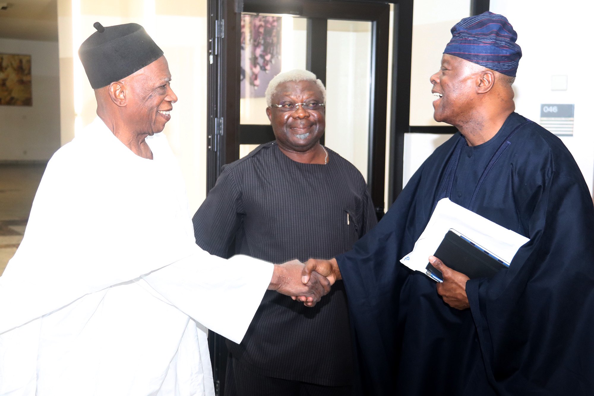 PHOTOS: Tinubu Meets Adamu And Omisore In Closed-door 