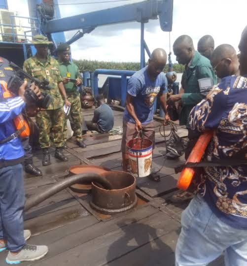 JTF Apprehend Oil Vessel - 10 Crew Members In Rivers