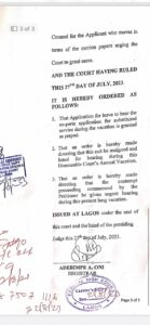 Court To Determine Status Of First Bank Holdings' 11th AGM Tomorrow