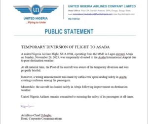 Passengers In Shock As Lagos-Abuja Flight Lands In Asaba