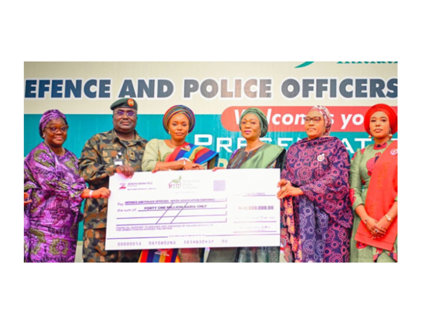 First Lady Gifts Fallen Heroes’ Widows N427m